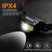 Curtsod Rechargeable Headlamp 2-Pack | 1200 Lumen Super Bright LED Flashlight | 12 Modes, Motion Sensor | Waterproof for Outdoor Activities - Buy Online on GoSupps.com