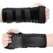 AOOWU Wrist Support Splint Brace Adjustable Carpal Tunnel Wrist Support Brace with Metal Splint Breathable Wrist Support per Relieves Pain from Carpal Tunnel Sprains and Tendonitis (L Right) L Right