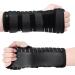 AOOWU Wrist Support Splint Brace Adjustable Carpal Tunnel Wrist Support Brace with Metal Splint Breathable Wrist Support per Relieves Pain from Carpal Tunnel Sprains and Tendonitis (L Left) L Left
