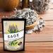 Green Velly 100Gms Dried Sage Leaves for Tea (Whole) | Smudge Smudging | Energy Reiki | Removes Energy Blocks. - Buy Online on GoSupps.com