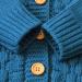 Puseky Baby Knit Sweater with Hooded Ears - 6-12 Months, Denim Blue - Buy Online on GoSupps.com