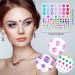 Shop OIIKI 4 Sheets Gem Stickers Colorful Rhinestone Face Gems for Women | Perfect for Hair Eyes & Parties - Buy Online on GoSupps.com