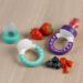 Clevamama Clevafeed Fruit Pacifier - Silicone Multi-Coloured Twin Pack (2x) | 50g - Perfect for Baby's Healthy Snacking | International Shipping Available - Buy Online on GoSupps.com