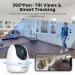 1080P Pet Camera with Night Vision, 2-Way Audio, Motion Detection | WiFi Indoor Security Camera with Smart Tracking & Alexa Compatibility - Buy Online on GoSupps.com