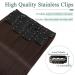SEGO 12 PCs Clip-In Hair Extensions | Real Hair 180g 55cm Medium Brown - Smooth & Affordable Full Head Solution - Buy Online on GoSupps.com