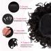 REECHO Large Curly Wave Fake Bun Hairpiece for Women - Black Brown Updo Extension - Buy Online on GoSupps.com