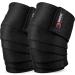 78 Heavy Duty Moose Knee Wraps for Weightlifting - Joint Stability & Injury Prevention - Cross Training & WODs Support - Compression & Elastic Black Pair - Buy Online on GoSupps.com