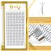 3D C Curl Eyelash Extensions 0.10mm - 8-15mm Lengths | Finished Eyelash Compartments | Volume Technology | Matt Black - Buy Online on GoSupps.com