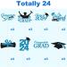 Graduation Cupcake Toppers 2023 Glitter Class of 2023 Cupcake Toppers Supplies Class of 2023 Congrats Grad Cap Diploma Cupcake Picks for Graduation Party Decorations 2023-24Pcs (Blue) - Buy Online on GoSupps.com