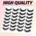 Ahrikiss Fluffy Cat Eye False Eyelashes - 14 Pairs Natural Volume 17mm Lightweight Curly Lashes - P01 14P-P01 for Stunning Eyes - Buy Online on GoSupps.com