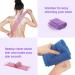 African Exfoliating Net Sponge Set for Daily Use - 4 Pieces (Purple, Black, Blue, Pink) - Buy Online on GoSupps.com