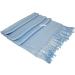 Smooth Shiny Surface Pashmina Style Scarf (L9) - Light Blue - Buy Online on GoSupps.com