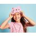 Fun and Colorful Satin-Lined Embroidered Fleece Sleep Mask for Girls - Funny Bunny | iscream - Buy Online on GoSupps.com