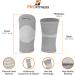 ProFitness Bamboo Knee Sleeves (One Pair) - Joint & Arthritis Pain Relief for Running, Post-Surgery Recovery - Medium Gray - Buy Online on GoSupps.com
