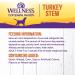 Wellness Turkey Stew Canned Dog Food, 12.5 oz (Pack of 12) - Natural & Thick Formula - Buy Online on GoSupps.com