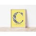 Personalised Initial Name Print | Leopard Print Nursery Wall Art | Kids Room Prints A4 - The Little Party Company - Buy Online on GoSupps.com