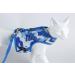 Yizhi Miaow Adjustable Cat Harness and Leash in Blue Camo - XL 11LBS - Escape Proof Vest Harness for Stylish Cat Walking - Buy Online on GoSupps.com