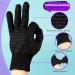 Teenitor Heat Resistant Gloves for Hair Styling - Silicone Bump Mitts for Curling & Flat Irons - Universal Fit, Black - Buy Online on GoSupps.com
