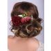 Kercisbeauty Red Rose Burgundy Hair Comb - Bridal Vintage Headpiece for Women & Girls - Buy Online on GoSupps.com