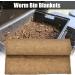 Jingling Ceiling Worm Blanket - Natural Biodegradable Jute Fiber Mat for Worm Containers & Subpods - Buy Online on GoSupps.com