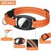 Reflective Cat Collar with Safety Buckle | Waterproof Air Tag Holder | 3/8 Width | Compatible with Apple Airtag | Blue | 9-13 Inch - Buy Online on GoSupps.com