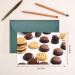  FRESQA FRESQA Cookies Food Chocolate Chip Biscuits Chic And Dazzling Greetings Holiday Card Thank You Card Friendship Card Thinking Of You Card - Buy Online on GoSupps.com