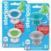 Steripod Clip-On Toothbrush Protector Clear Blue/Clear Green/Blue/Silver 4 Teal Silver Blue Clear Green Clear 2 Count (Pack Of 2)