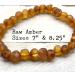 Baltic Amber Bracelet for Adults - Natural Pain Relief for Migraines, Sinus & Arthritis - Cognac (Large) - Buy Online on GoSupps.com