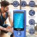 Dual Channel TENS EMS Unit Muscle Stimulator - 24 Modes Pain Relief Therapy | Rechargeable Pulse Massager with 12 Pads - Buy Online on GoSupps.com