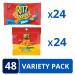 RITZ Bits Cheese Crackers & Cheese Crispers Cheddar Chips Variety Pack - 48 Snack Packs - Buy Online on GoSupps.com