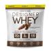 Designer Wellness, Designer Whey, Natural Protein Powder with Probiotics, Fiber, and Key B-Vitamins for Energy, Gluten-free, Non-GMO, Gourmet Chocolate 4 lb Chocolate 4 Pound (Pack of 1)