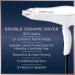 Conair 1875 Watt Double Ceramic Ionic Hair Dryer - White/Rose Gold - Buy Online on GoSupps.com