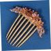HONMEET Opal Comb Styling Hair Clips Comb Hair Clip Bride Hair Clip Hairbrushes for Woman Comb for Hair Barrettes for Thick Hair Wide Tooth Comb for Wavy Hair Combs for Women Purple Alloy - Buy Online on GoSupps.com