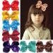 Xansema 4 Inches Sequin Hair Bow Alligator Clip for Girls & Women - Black - Buy Online on GoSupps.com