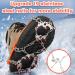 19-Spike Ice Cleats Snow Grips for Hiking Boots - Anti-Slip Stainless Steel Crampons for Men, Women, Boys, Girls - Ideal for Fishing, Walking, Climbing, Mountaineering - Orange (Large) - Buy Online on GoSupps.com