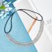 NICENEEDED Elastic Hair Jewelry Head Chain Rhinestones Forehead Headband Bohemian Crystal Hair Band Bridal Sparkly Silver Tiara Headpieces Hair Accessories for Wedding Party Prom Women Girls - Buy Online on GoSupps.com