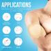 JJ CARE Silicone Foam Dressing [Pack of 5] - 7x7 Sacrum Size with Border - Absorbent Bandages with Showerproof Adhesive - Buy Online on GoSupps.com