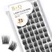 BQ lash single eyelash 72 cluster colored eyelashes individually at home cluster lashes B42 B02 B09 black eyelashes for DIY eyelash extension DIY eyelash bushes (B42 D-14mm) D-14 mm B 42