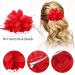 Sibba Flower Clips - Elegant Hairpins with Red Roses for Weddings Tea Parties & Special Occasions | Women's Accessories & Headwear - Buy Online on GoSupps.com