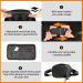 Unisex Waterproof Mini Fanny Pack with Adjustable Strap - Ideal for Outdoor Activities - Black - Buy Online on GoSupps.com