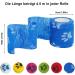 Tonyg-P 12-Piece Self-Adhesive Cohesive Bandage - Elastic Vet Wrap for Finger Wrist Knee Ankle Swelling - 5cm x 4.5m - Buy Online on GoSupps.com