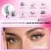 wiwoseo Russian Cluster Lashes Kit Lash Individual Cluster Eyelash Extensions D Curl Cluster Lashes Glue Bond and Seal Natural Lash Extension Kit for Beginners DIY at Home(0.07d 8-16MM) M-cluster lashes kit 8-16MM - Buy Online on GoSupps.com