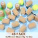 48 Pcs Nude Self Adherent Bandage Wrap - 3 Inch x 5 Yard - Elastic Adhesive Tape for Sports Wrist Ankle - Breathable Cohesive Bandage - Buy Online on GoSupps.com