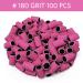 100pcs 180 Grit Sanding Bands Set for Nail Manicure Electric File - Perfect for Acrylic Nails - Includes 1 Mandrel - Buy Online on GoSupps.com