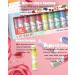 Lip Balm Set 10Pcs Natural Moisturize&Nourish Lip Balm Hydrating Lips Repair Sticks Care Moisturizer for Dry Cracked Lips Non-Sticky Lipgloss Primer Day&Night Women Christmas Stocking Stuffers Gifts - Buy Online on GoSupps.com