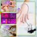395nm UV LED Nail Lamp Fixture with Clamp for Gel Nail Curing - USB Charger & Adapter Included (Silver) - Buy Online on GoSupps.com
