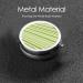 Classic Green Striped Mini Round Pill Box - 3 Compartment Travel Organizer for Home & Office - Buy Online on GoSupps.com