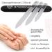 THREE SWORDS Glass Nail File Set of 3 | Double-Sided & Washable | Premium Quality for Perfect Nails - International Shipping Available - Buy Online on GoSupps.com
