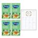 Green Tea Bundle which Contains Tetley Super Green Detox Mint Tea Bags 20 per pack - Pack of 4 with Grocery List Card