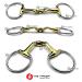 OTTE 14MM Thickness German Silver Eggbutt Snaffle with Angled Degree Lozenge Horse Bit (5") - Buy Online on GoSupps.com